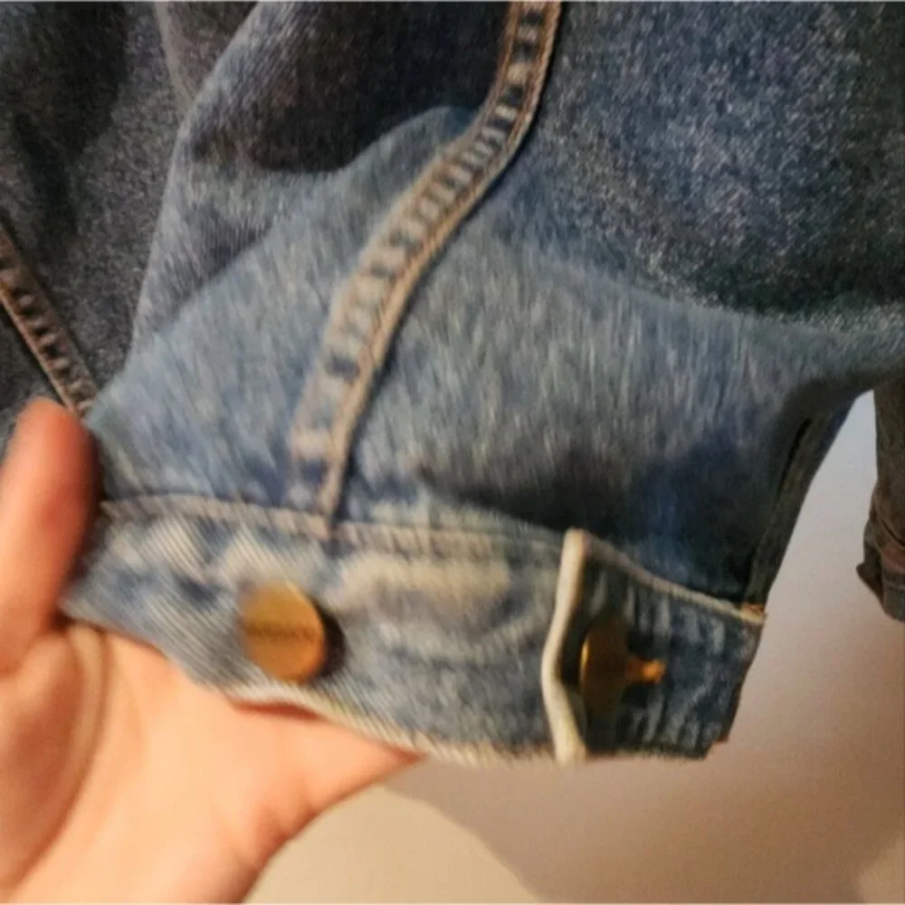 Vintage Giordano Blues Jean Sherpa Mens Xs, Womens Medium EUC‎ Cotton